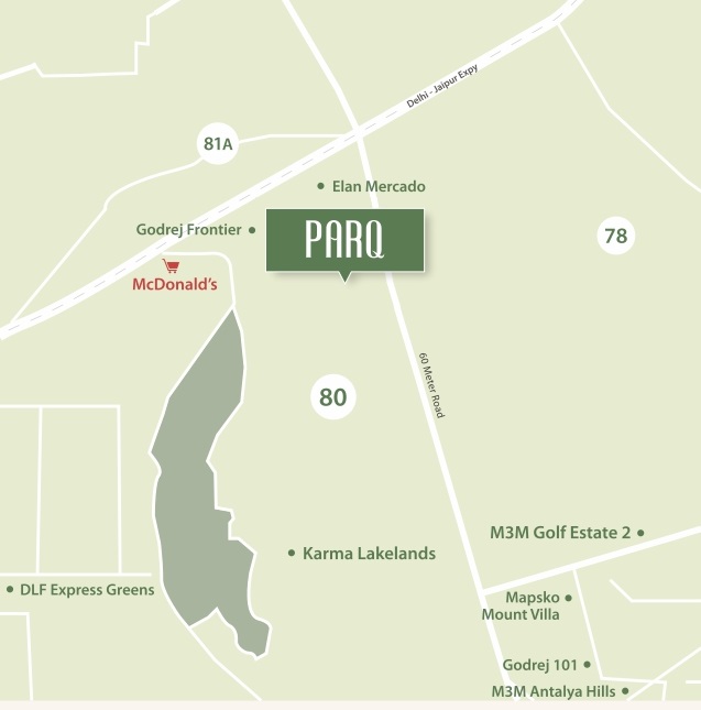 Conscient Parq Location Map